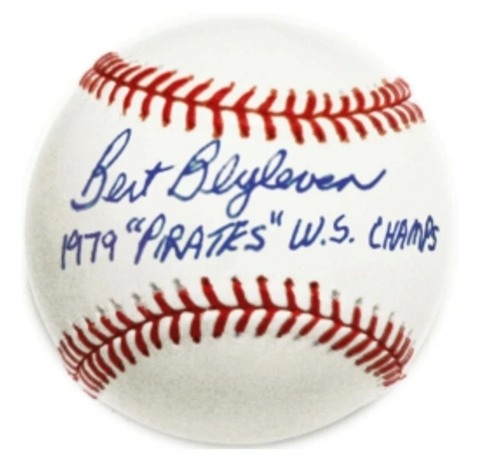 Bert Blyleven Signed 1979 Pirates World Series Champs Baseball - Image 1 of 1