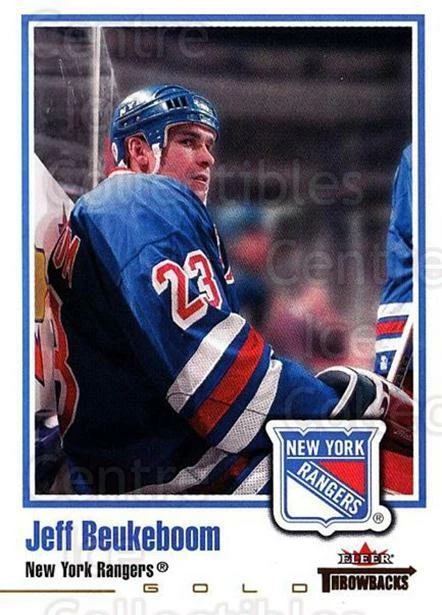 2002-03 Fleer Throwbacks Gold #31 Jeff Beukeboom - Image 1 of 1