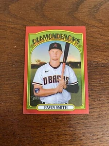 2021 TOPPS HERITAGE PAVIN SMITH #570 RED REFRACTOR CHROME #D 40/372 ROOKIE RC - Picture 1 of 2
