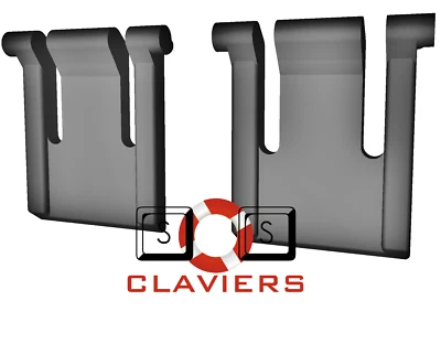 Pieds de remplacement pour clavier Cherry DC 2000