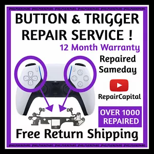 PS5 Playstation 5 Controller Non Responsive Trigger Repair service -Fast Service - Picture 1 of 1