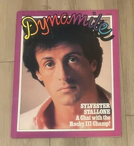 Vintage Dynamite Magazine #99 (1982) Sylvester Stallone comes with iron on - Picture 1 of 4