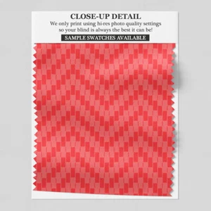 333 Chevron Weave Red Roller Blind - various sizes, blackout FREE P&P - Picture 1 of 4