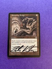 MTG Magic Ensnaring Bridge Signed Artist Proof x1 Stronghold Pete Venters