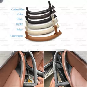 Manija interior de la puerta del coche interior del panel de tracción moldura para BMW X5 X6 F15 F16 2014-2018 - Imagen 1 de 31