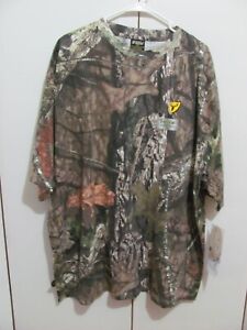 NWT Scent Blocker Fused Mossy Oak Country Camo Short Sleeve Shirt Mens 2XL