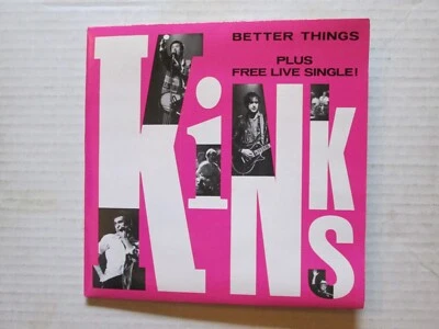 The Kinks "Better Things" U.K. import double single w/ live tracks - Image 1 of 4