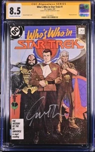Quiosco Who's Who in Star Trek #1 DC Comics CGC SS 8,5 firmado William Shatner - Imagen 1 de 2