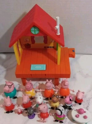 Peppa Pig Tree House repuesto luz sonidos funcionando y 14 figuras Foto 1 de 4