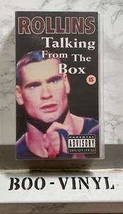 Rollins Talking From The Box vhs Video Tape Rare Ex Condition - Imagen 1 de 3