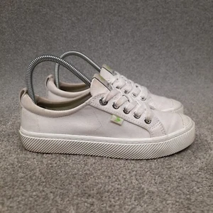 Cariuma Oca Low Canvas Women's Sneakers Shoes Size 7 White Comfort Lace Up - Picture 1 of 11