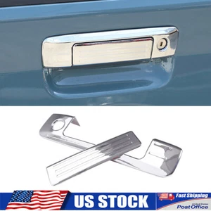 Cubierta de moldeo con mango de puerta trasera cromada brillante apta para Ford Maverick 2022-2024 - Imagen 1 de 10