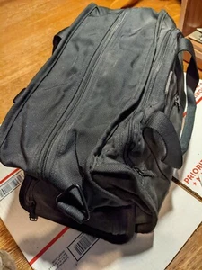 De colección TUMI Alpha Negro Llevar Lona Fin de Semana con Bolso Compartimento para Zapatos - Imagen 1 de 9