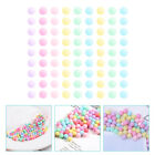  Bead Plastic Baby Girl No Hole Round Jewelry Making Beads Colored