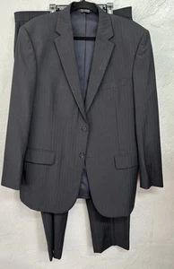 Jos A BankTailored Fit Traveler's Collection Men's Suit Navy Blue SZ 42/Pants 34 - Picture 1 of 17