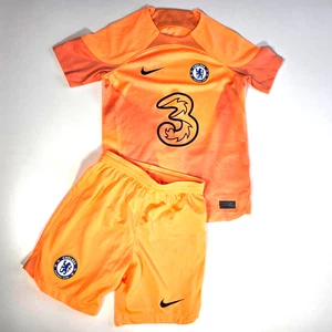 Kit de portero Nike Chelsea FC 2022/23 - Camisa y pantalones cortos - Talla 8-10 años - Imagen 1 de 9