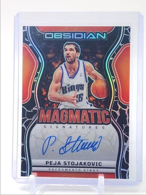 PEJA STOJAKOVIC 2024-25 OBSIDIAN MAGMATIC SIGNATURES AUTO /149 Q1934 - Image 1 of 2