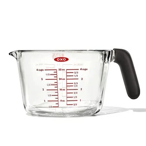 OXO Good Grips 1 Litre Glass Measuring Cup - Picture 1 of 6