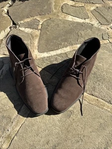 GEOX MENS LEATHER SHOES Brown Very Good Conditions Rarely Used - Imagen 1 de 7