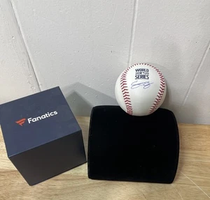 CODY BELLINGER Dodgers 2020 World Series Champs Autographed ROMLB Fanatics COA - Picture 1 of 5