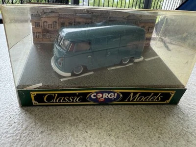 Corgi Classic 1:43 VW Bus D985 Van 1989 Vintage (Light Blue) - Image 1 of 4
