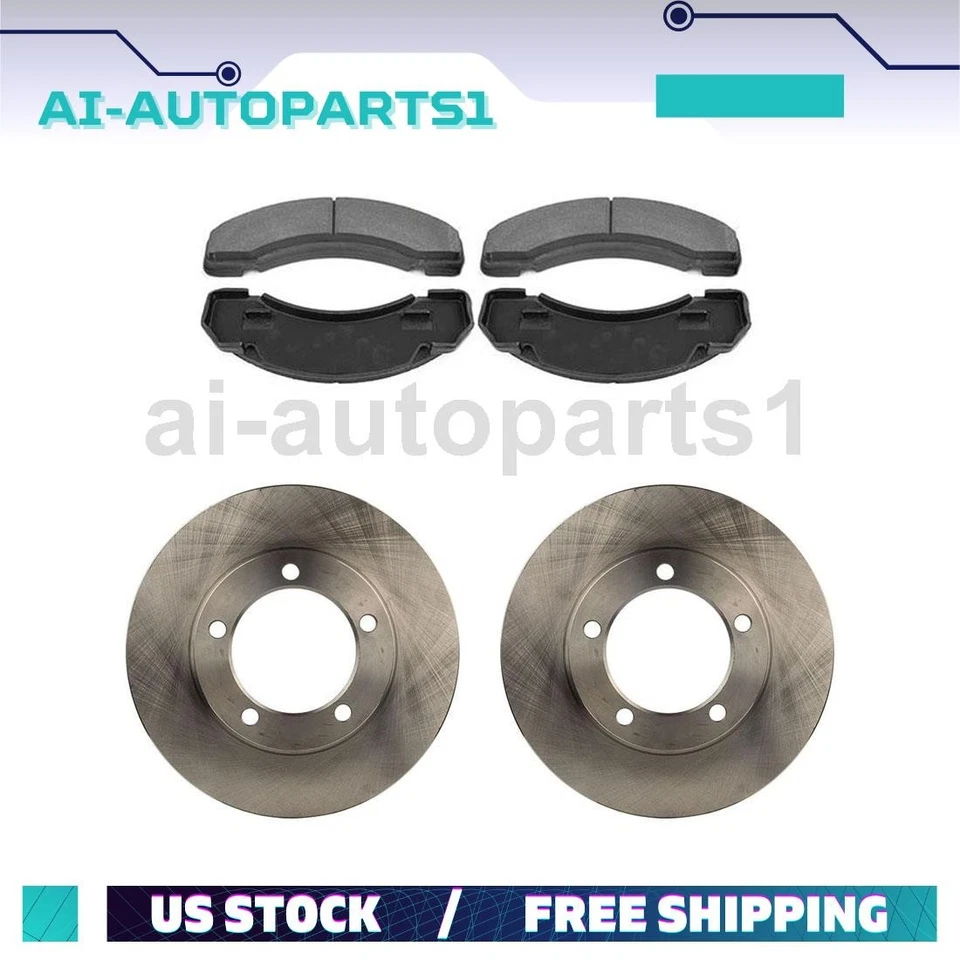 Kit de rotores de freio dianteiro e pastilhas de freio para 1997 1998 1999 Chevrolet P30 - Imagem 1 de 4