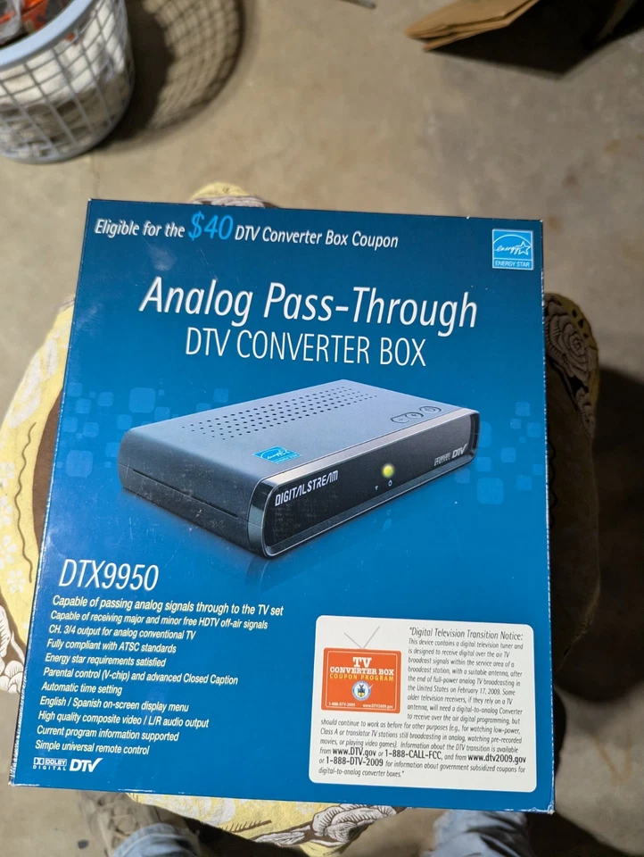 DTX9950 цифровой поток аналоговый сквозной DTV конвертер коробка - Изображение 1 из 1
