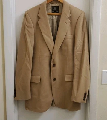 Винтажный мужской блейзер Lanvin Boyd's Philadelphia из 100% верблюжьей шерсти - Изображение 1 из 4