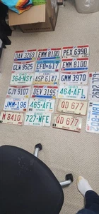 Pack of 20  License Plates For Collecting, Crafts Or Art Projects. FREE SHIPPING - Picture 1 of 5