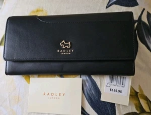 BNWT RADLEY London Luxury Matinee Pockets Purse BLACK - Bild 1 von 5