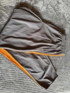 Nike Track Pants Men's Size Large Gray Orange Dri-fit - Picture 1 of 6
