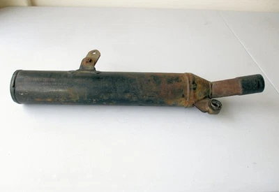 Used HondaCR450R CR480R 1981-1982 Genuine Exhaust Muffler Black Silencer Can KA5 - image 1 of 4