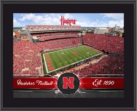 Nebraska Cornhuskers 10.5x13 Sublimated Team Plaque - Fanatics Cover