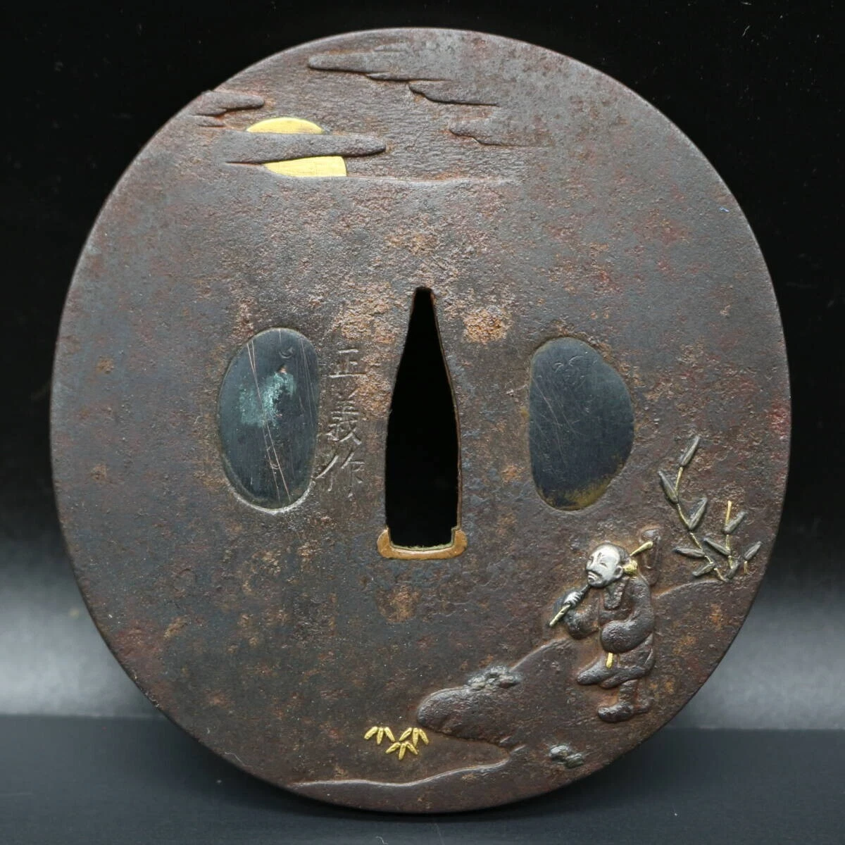 古董日本刀镡| eBay