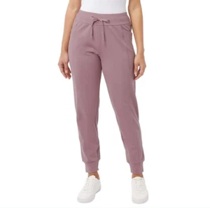 32 Degrees Heat Women's Tech Fleece Jogger Pants XXL PINK / Morning Fig - Picture 1 of 8
