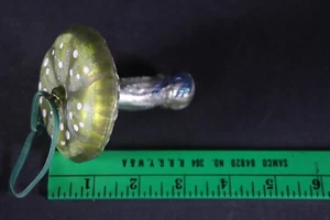 Kurt Adler Noble Gems Glass Mushroom Ornament Woodland Toadstool Christmas - Picture 1 of 5