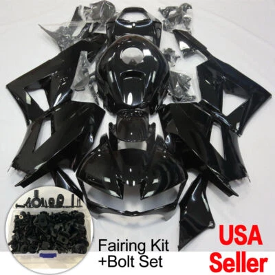 For Honda CBR 600RR 2013-2025 Glossy Black Fairing Kit ABS Bodywork 14 15 16 17 - Image 1 of 4