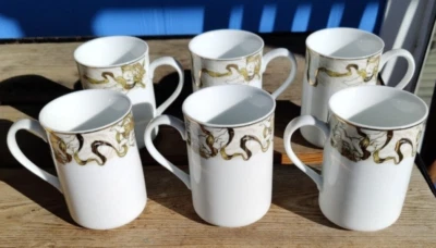 Juego de 6 tazas/tazas de café American Atelier Heavenly Hosts Foto 1 de 4