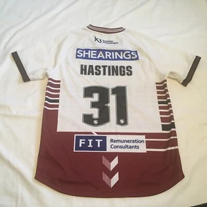 Wigan Warriors Rugby Shirt, Hummel Shirt, Size M-42” Chest. Hastings No.31 - Picture 1 of 10