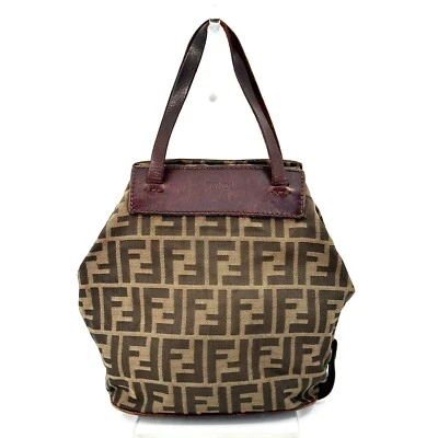 FENDI Zucca Hand Bag Nylon Authentic F05-0170 - Image 1 of 4