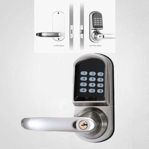 Mechanical Home Door Lock Set Keyless Entry Digital Code Keypad Combination US - Picture 1 of 6