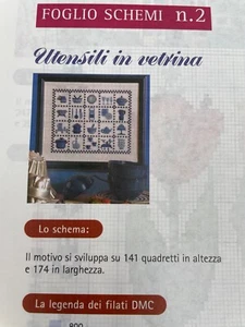 Schema punto croce utensili in vetrina / Olanda - Picture 1 of 2