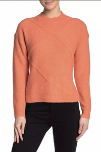 Abound Womens Size Large Knit Pullover Sweater Coral Apricot Orange - Picture 1 of 8