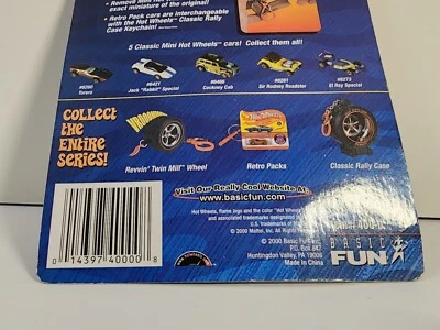 Hot Wheels Mini Redline Retro Key Chains/ El Rey Special Sir Rodney Roadster A16 - Image 1 of 4