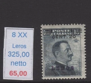 Leros MIchetti c 20 su 15 nuovi gomma integra mnh - Imagen 1 de 1