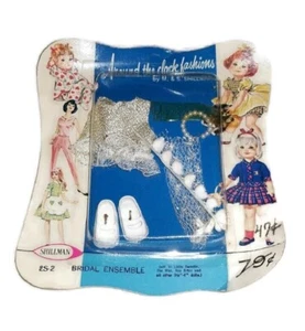 '60's SHILLMAN Around the Clock Fashions NRFP Bridal Ensemble 3" DOLL / TROLL - Picture 1 of 1