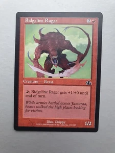 Ridgeline Rager , MTG Prophecy (2000). Common Red Creature NM - Picture 1 of 2