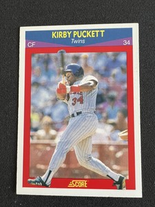 SCORE 1990 MLB Baseball Super Star KIRBY PUCKETT  #1 NM+! ⚾️