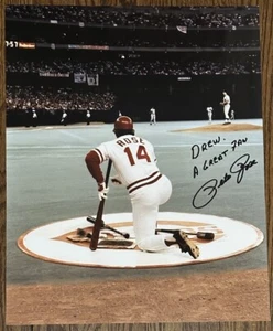Pete Rose Cincinnati Reds foto a colori 16x20 firmata con/iscrizione - Foto 1 di 1