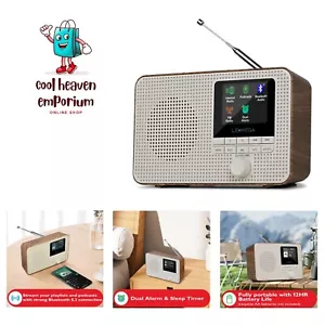 Tragbares WiFi Internetradio, FM Digitalradio, Bluetooth Lautsprecher, Dual Alarme C... - Bild 1 von 9